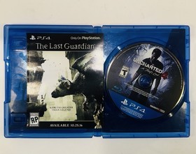 PS4 Game Lot 3 Spider-Man GOTY God of War Uncharted 4 Tested Complete Clean