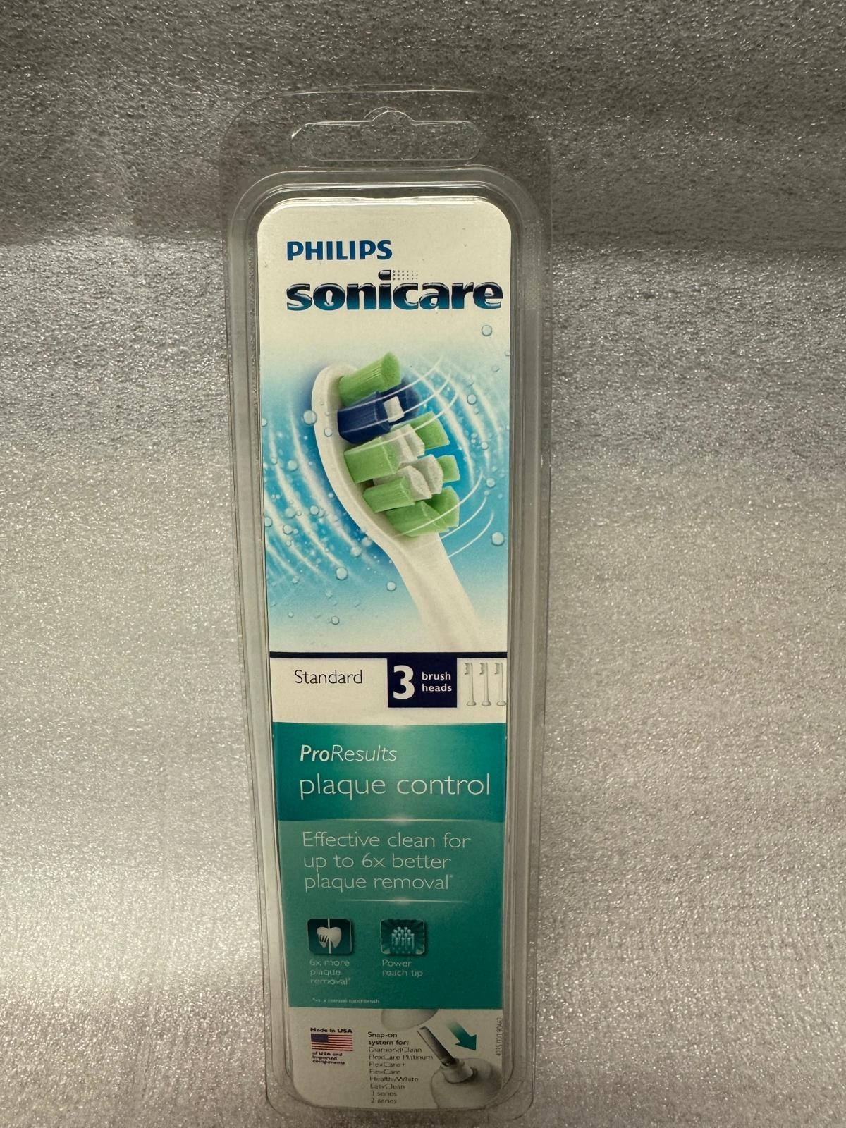Wow!   3x Philips Sonicare HX9023/64 Plaque Control Replacement Head |