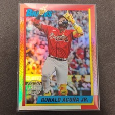 Topps 2025 Update Series Ronald Acuña Jr. U90-22 35th Anniversary Insert Braves