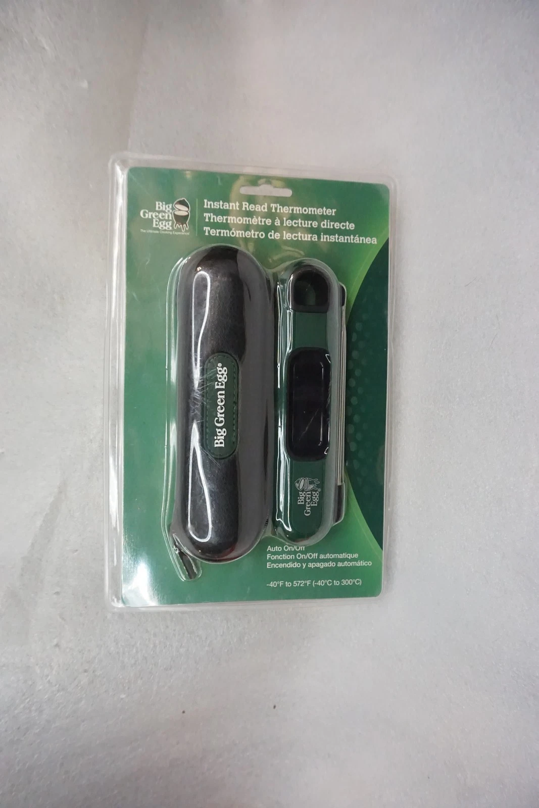 Big Green Egg Instant Read Digital Cooking Meat Thermometer Auto On/Off -40 to