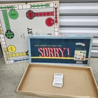 ORIGINAL Vintage 1954, 1958 Parker Brothers Sorry! Board Game Incomplete