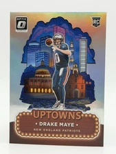Drake Maye 2024 Donruss Optic Uptowns CASE HIT SSP #4 PATRIOTS RC READ