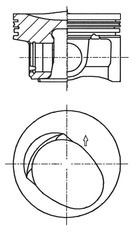 Piston Fits Audi A1 A3 Seat Altea Altea XL Ibiza Skoda VW KOLBENSCHMIDT 41257600