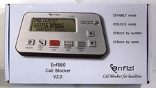 enfizi Enf860 Landline Phone Call Blocker V2.0 - Dual Mode - Spam Numbers/Names