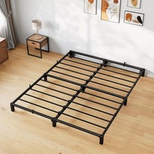 Full Size Bed Frame,6 Inch Metal Platform Bed,No Box Spring Needed, Heavy Duty