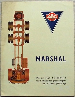 AEC MARSHAL Medium Weight Truck Chassis Verkaufsprospekt März 1964 #814.3.64