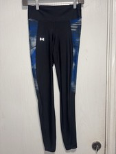 Under Armour Run Anywhere Tight Pants Womens Small Black Fitness Yoga Leggings