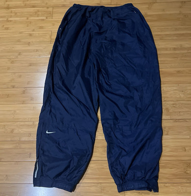 Vintage 1990Nike Men s Blue Polyester Track Pants XL Regular Elastic Waist