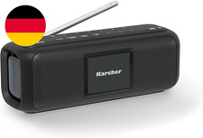 Karcher DAB Go Tragbarer Bluetooth Lautsprecher & Digitalradio DAB+ / UKW Radio 