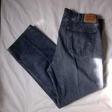 Levi Strauss 559 Blue Denim Jeans Men's 44x32 Red Tag Boot Cut