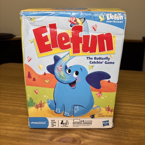 2008 ELEFUN Butterfly Catching Game Hasbro Milton Bradley New/Open Box ...