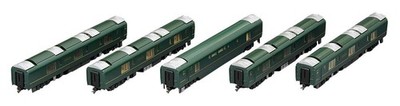 TOMIX N Gauge 87 series TWILIGHT EXPRESS Mizukaze Add-on 5cars Train Model Japan