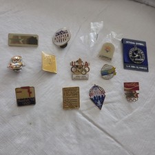 Lot Of 12 USA Olympic Pins