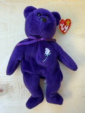 Ty Beanie Baby PRINCESS Teddy China PVC w/ NO Space in Poem & Perfect Mint Tags