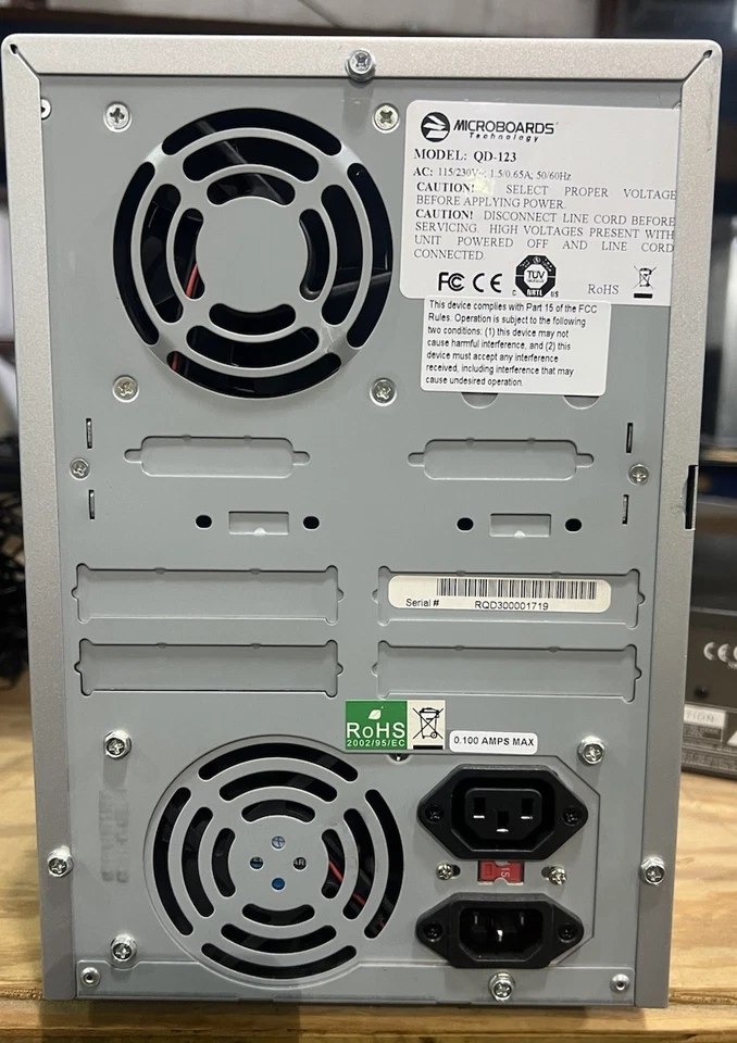 Microboards Technology CD DVD Duplicator QD-DVD-123 - Image 2 of 2