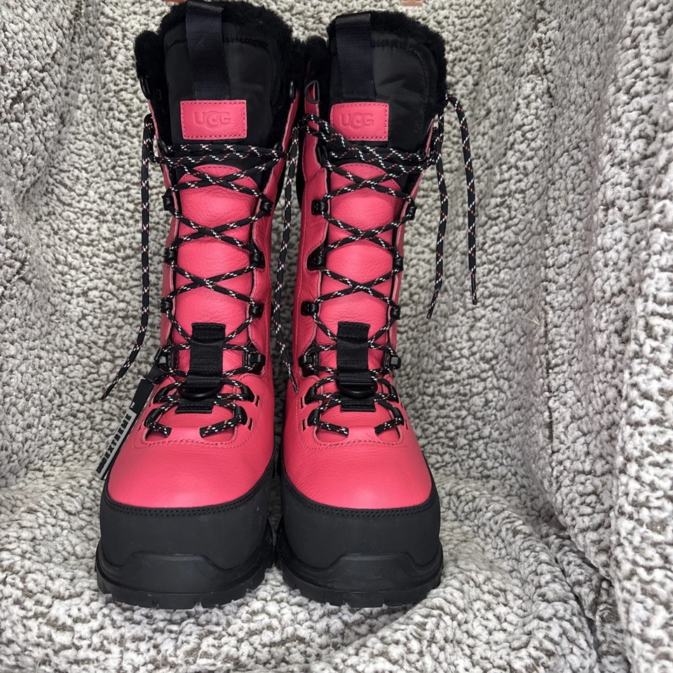 Bota UGG Shasta Alta Rosa Brillante Todo Género Gore-Tex Talla 6 Hombres, Mujeres 7 Foto 3 de 4