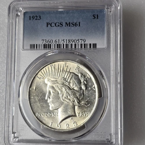 1923-P Peace Dollar PCGS MS61 Lot 2355