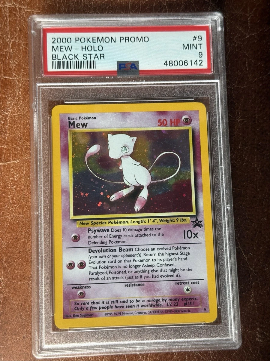Mew Pokémon TCG Professional Sports Authenticator (PSA) Grade 9