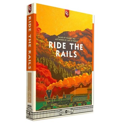 Ride The Rails Strategy Board Game for 3 to 5 Players | Competitive Railroad ...