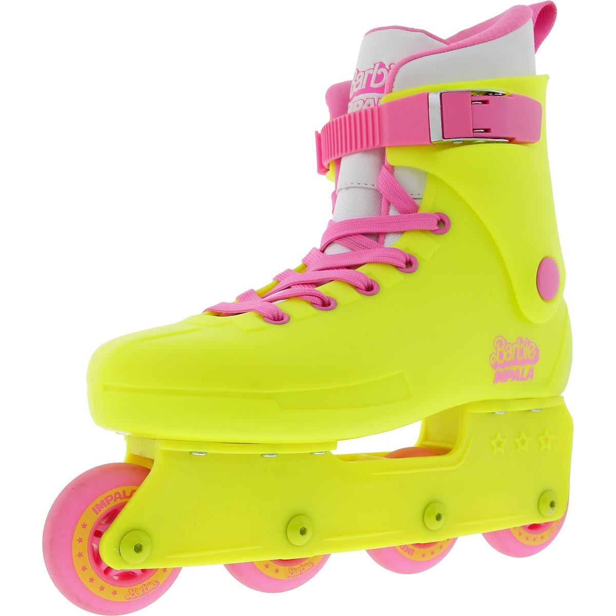 Роликовые коньки Impala Womens Lightspeed Inline Yellow 10 средних (B,M) BHFO 1779