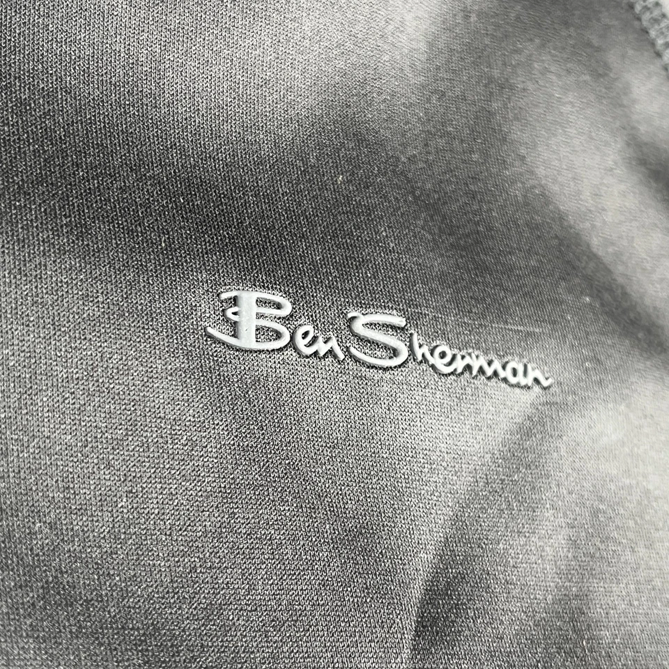 Ben Sherman Sport Golf Hoodie Sweatshirt 2XL Black 1/2 Zip Pullover mens New NWT - Image 4 of 4