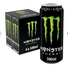 MONSTER ENERGY 4 CANS 4X500ML