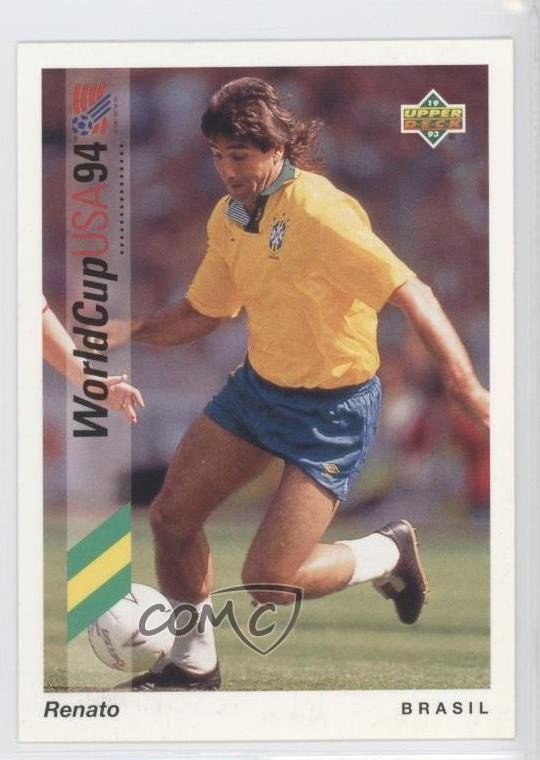 1993 Upper Deck World Cup 94 Preview English/German Renato #35 1i8