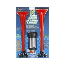 Wolo 417 Horn Air Horn Long Horn Low And High Tones 12 V 120 Db Red Kit Wolo 417 Horn Air Horn Long Horn Low And High Tones 12 V 120 Db Red Kit