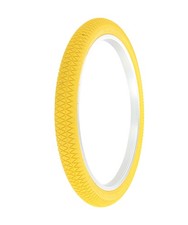NEW GENUINE PRO BICYCLE BMX TIRE IN 20 X 1.95 ALL YELLOW X-PERFORMER TREAD