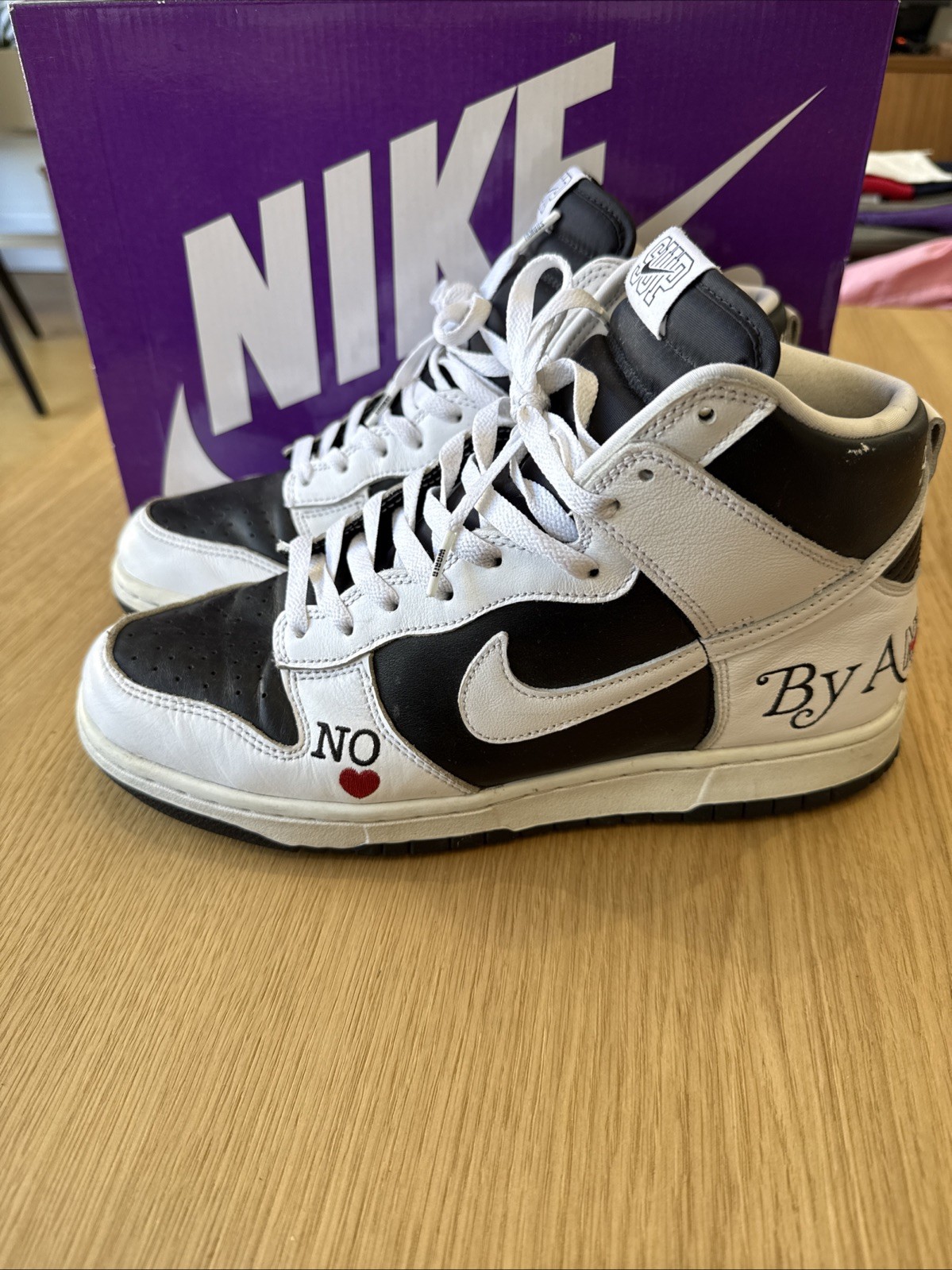 Supreme x Dunk High Nike SB'By Any Means - Stormtrooper - UK 8.5