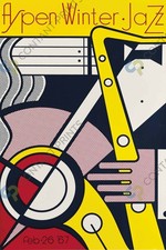 Poster sci Roy Lichtenstein (1923-1997) - ASPEN WINTER JAZZ #137