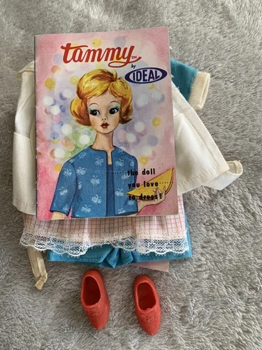 1963 Ideal Tammy Doll  accessories, clothing, booklets VINTAGE