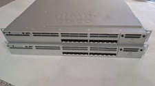 LOT - 2 x Cisco WS-C3850-12S-S 12-Port Gigabit SFP Switch w/ 350W PSU