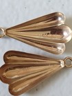 NABCO Signed 14k Yellow Gold Fan Earring Jacket Enhancer  — photo 5