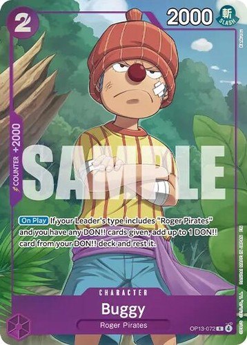 ONE PIECE Card St Shepherd Ju Peter Alt Art Red Text OP13-084 COHW