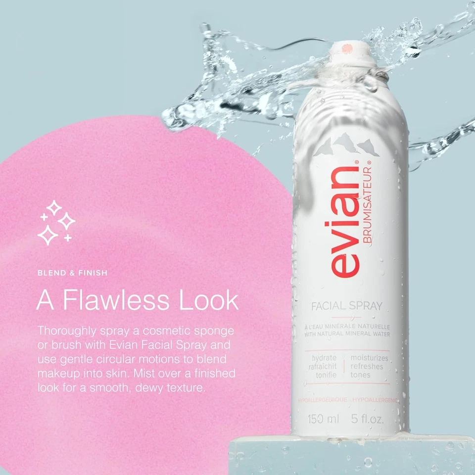 Spray facial BRUMISATEUR Evian 5 fl oz (paquete de 1) Foto 4 de 4