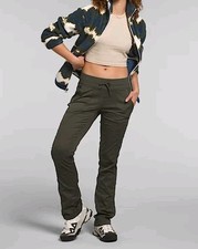 THE NORTH FACE Women's Aphrodite Motion Pants Adjustable Waist Green Womens XL