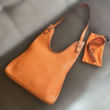 Borsa a tracolla HERMES Massai PM - arancione Clemence - usata eccellente (JP)