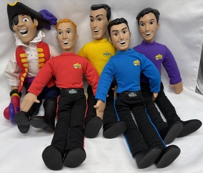 Wiggles Greg, Anthony, Murray, Jeff, Captain Feathersword 15  Singing Dolls 2003