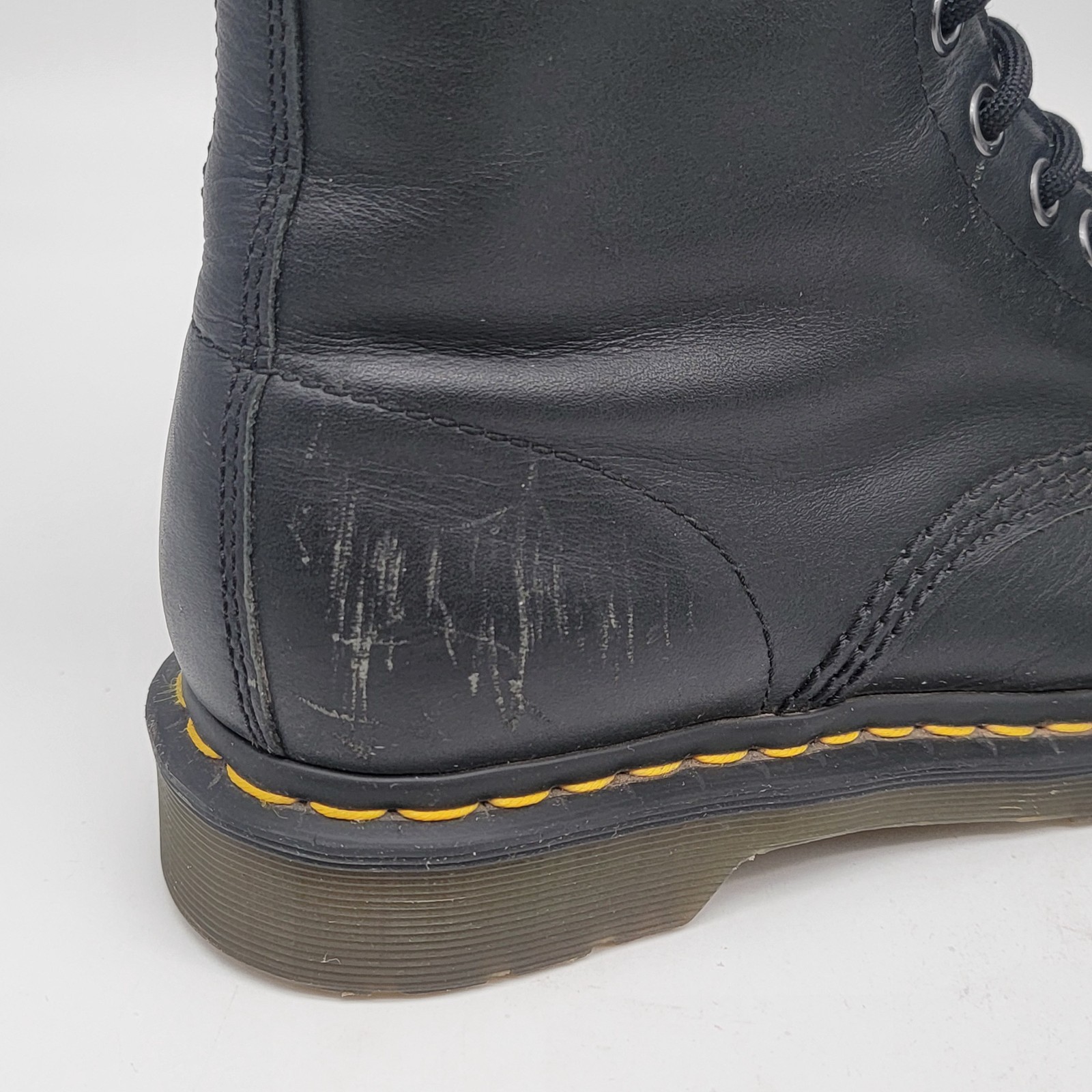Black Doc Martens Air Wair The Original, US 7, 1460 Lace Up Combat Style Boots thumbnail 19