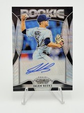 2019 Panini Prizm #RA-JB - Jalen Beeks Rookie Auto /60 - Rays Silver Prizm