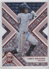 2018 Panini Elite Extra Edition Status Red Die-Cut /99 Lency Delgado #101 9bp