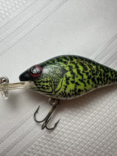 Altes Paket Natur Ike nim-25 Crank Bait Köder Crappie Baby Barsch Muster grün - Bild 4 von 16