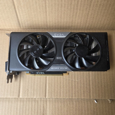 EVGA NVIDIA GeForce GTX 760 2GB GDDR5 PCIe x16 HDMI DP DVI SLI