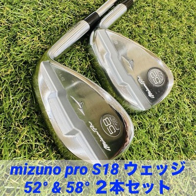 nagaremizuno pro S18 ウェッジ 52° & 58° Mizuno Pro S18 Wedge 52 58 2Pcs Set | eBay