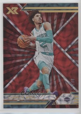 2021-22 Panini Chronicles Xr Asia Red 13/88 LaMelo Ball #395 7y2