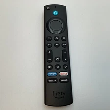 Amazon Fire TV Alexa Voice Remote K7Q3MT w/ Prime Video Netflix Keys Black