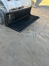 USA made universal Skeleton Rock Bucket Attachment for Skid Steer Loader
