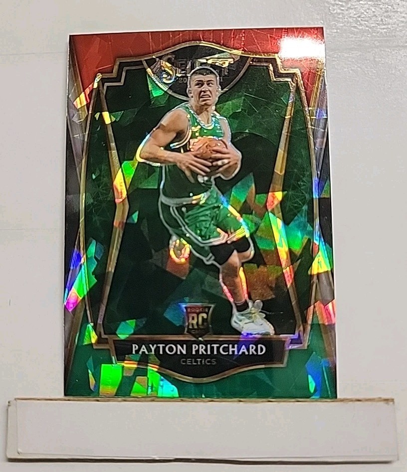 2020-21 Select Payton Pritchard #196 Red White Green Cracked Ice Prizm Rookie I1