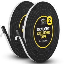 2x4M Foam Weather Strip Draught Excluder Tape Insulation Sticky Seal Door Window